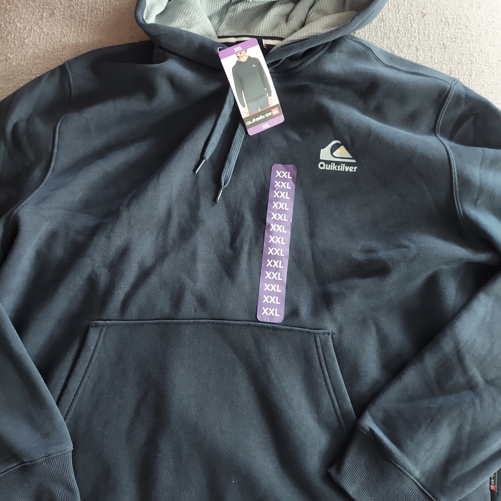 Quiksilver Charcoal Hoodie XXL